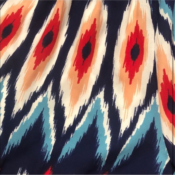 Aztec print flow short - Picture 2 of 3